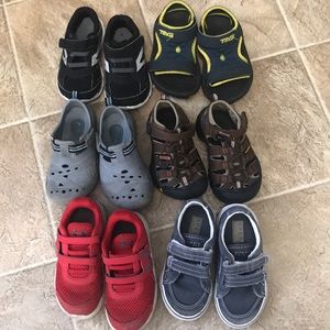 6 pairs lot shoes toddler boy